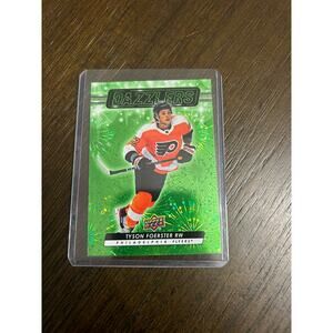 2023-24 Upper Deck Series 2 Tyson Foerster Green Dazzlers Insert #DZ-92